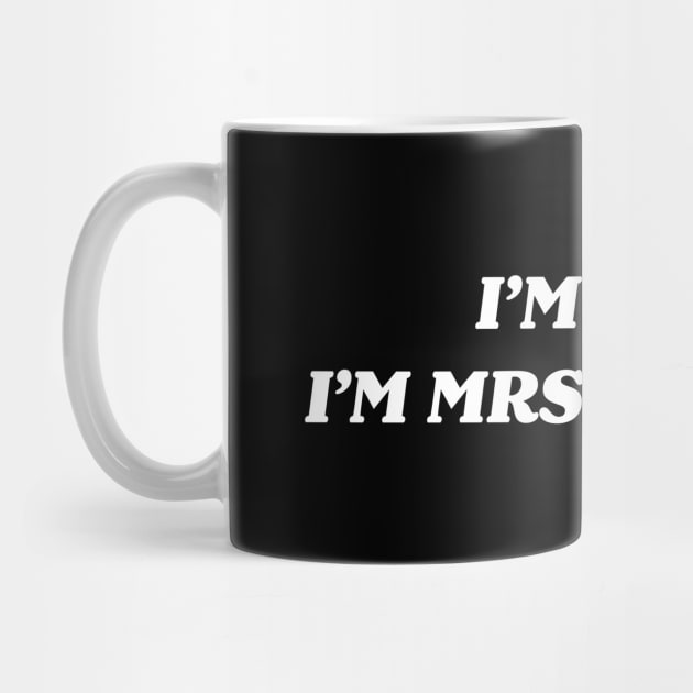 I'm Mrs. Iglesias by CH